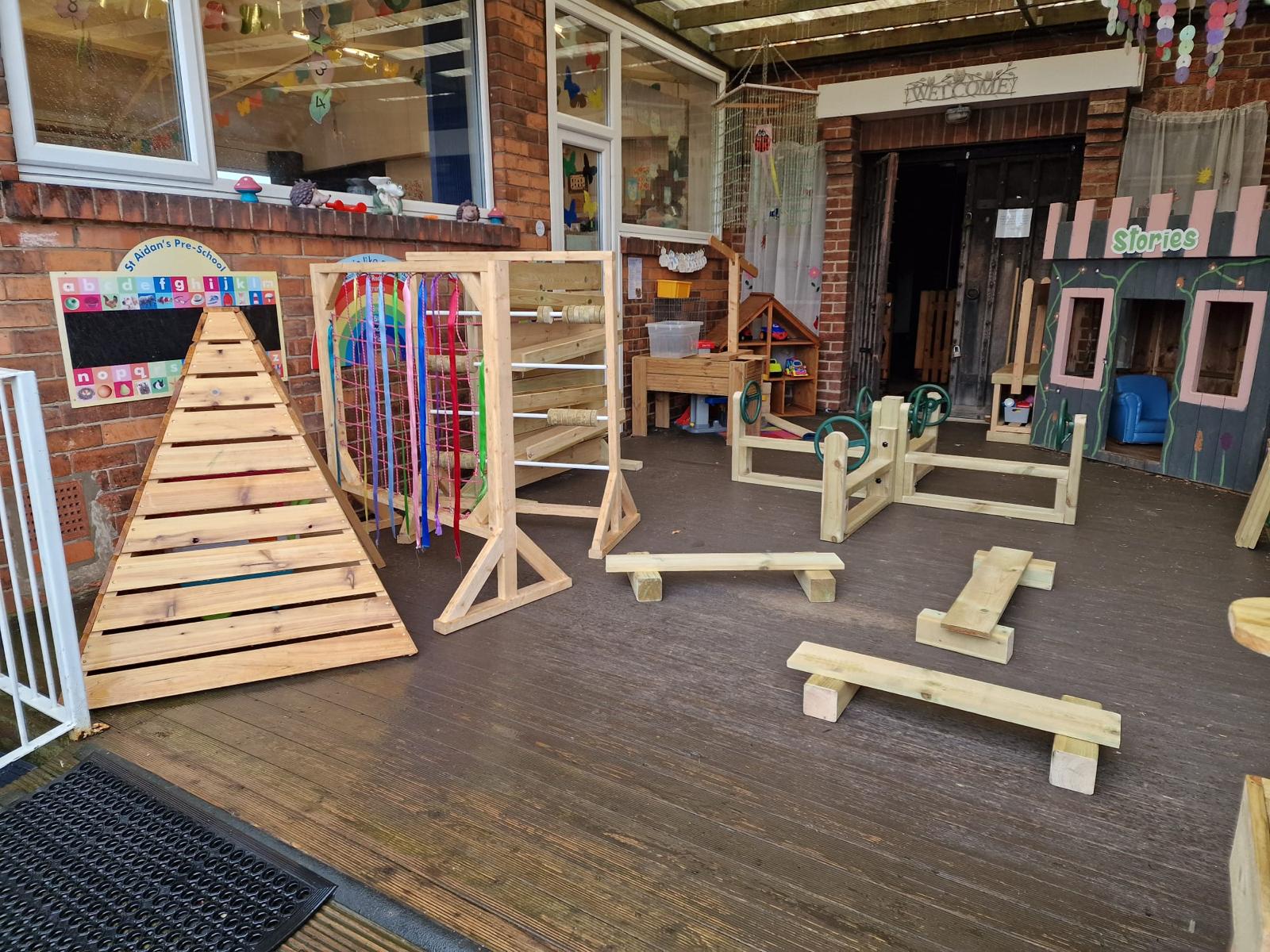 Outdoor play area